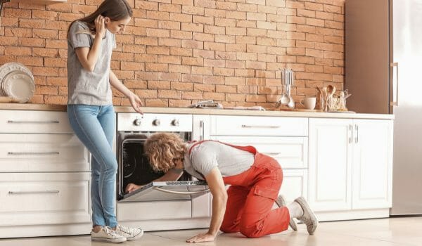 damage oven needs to be repair