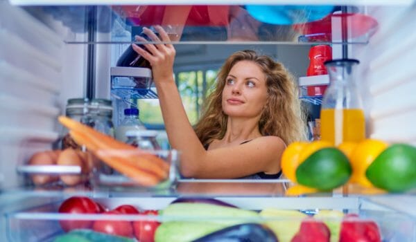 fridge overload of food