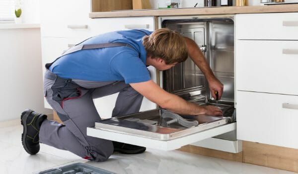 measuring dishwasher for repair