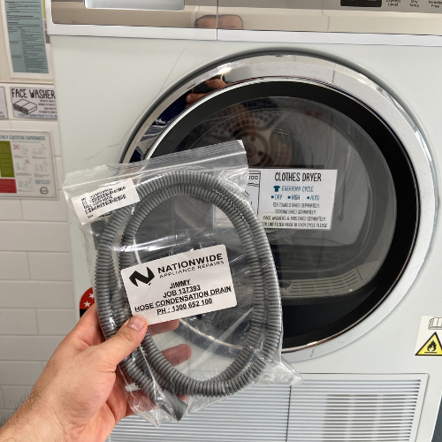 Clothes dryer needing a hose condensation drain replacement, Blanco dryer service repairs in Perth