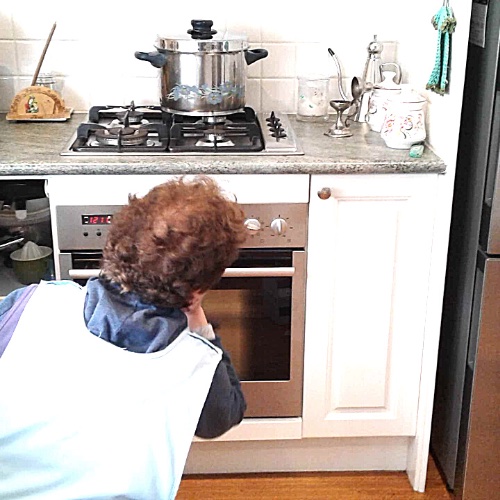 Nationwide Appliance Repair Technician fixing a built-in oven at home